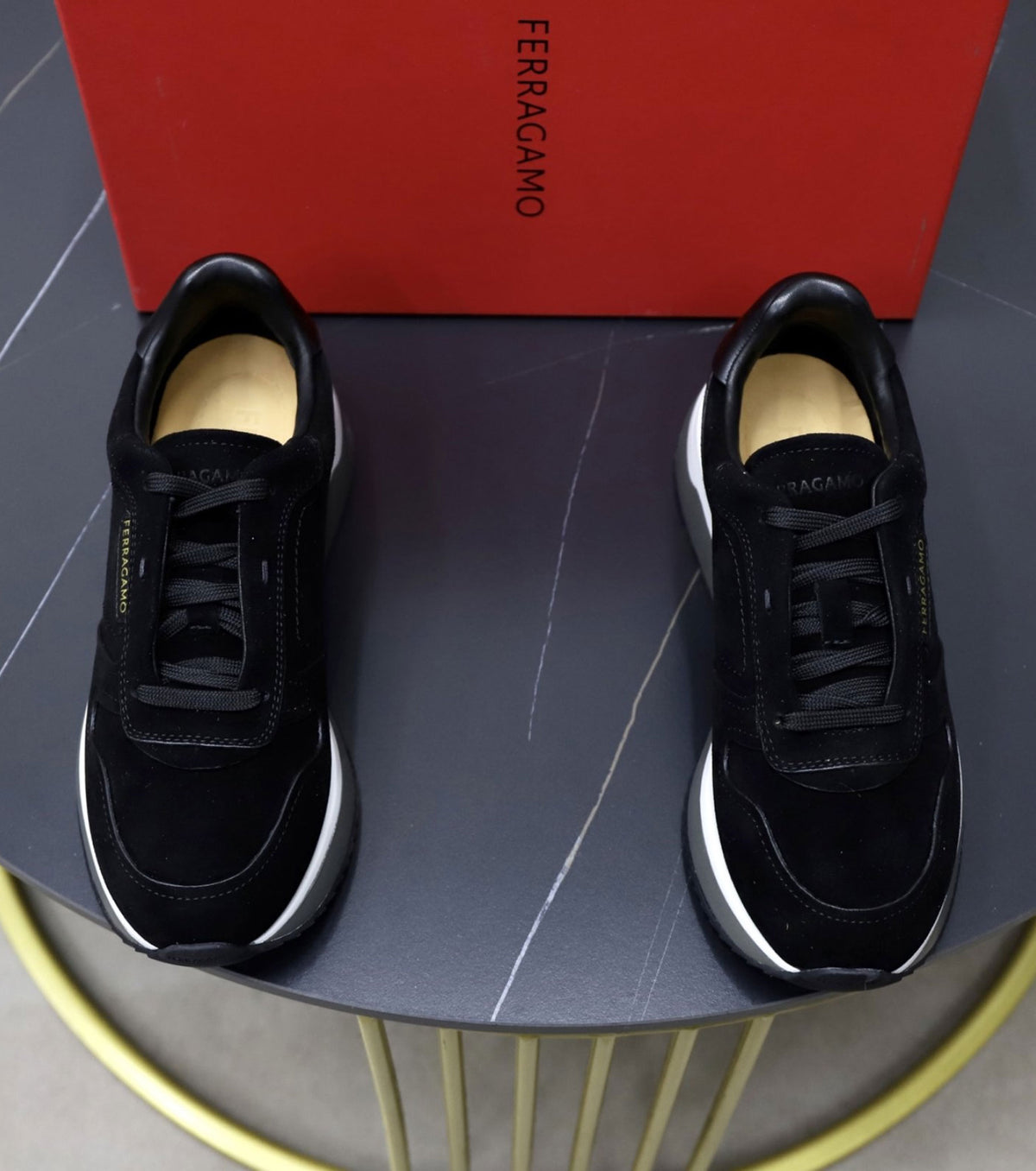 Кожени маратонки