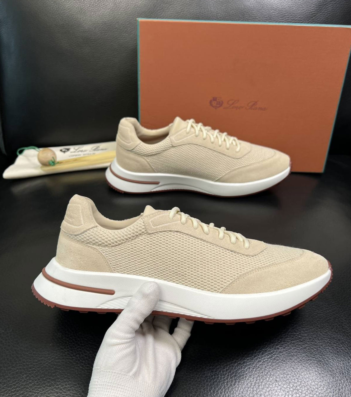 Кожени маратонки