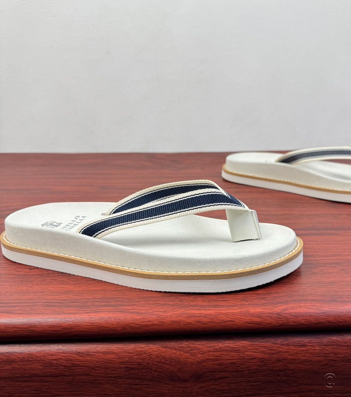 Suede Flip Flops