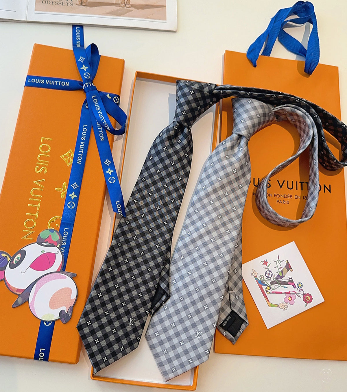 Вратовръзка Flowers Check