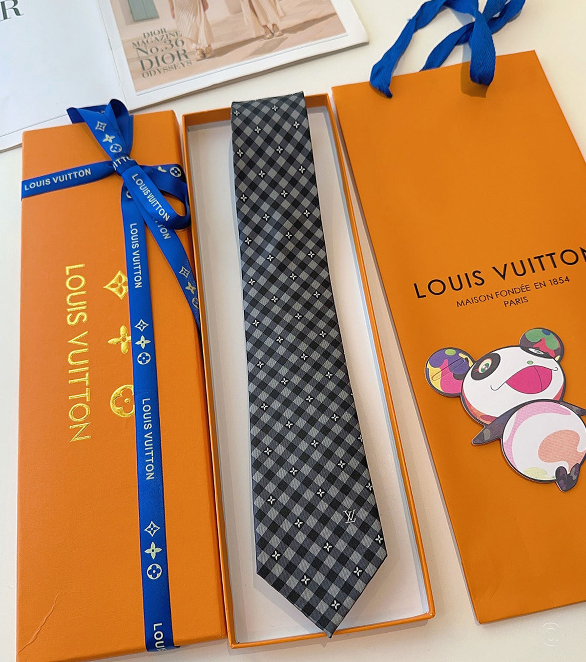 Вратовръзка Flowers Check