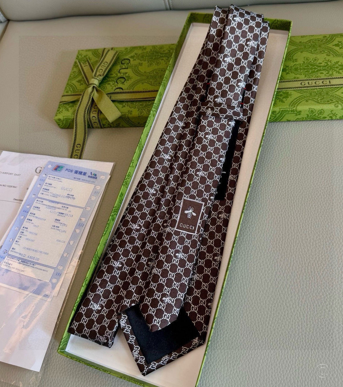 Вратовръзка BEE GOLD GG с монограм