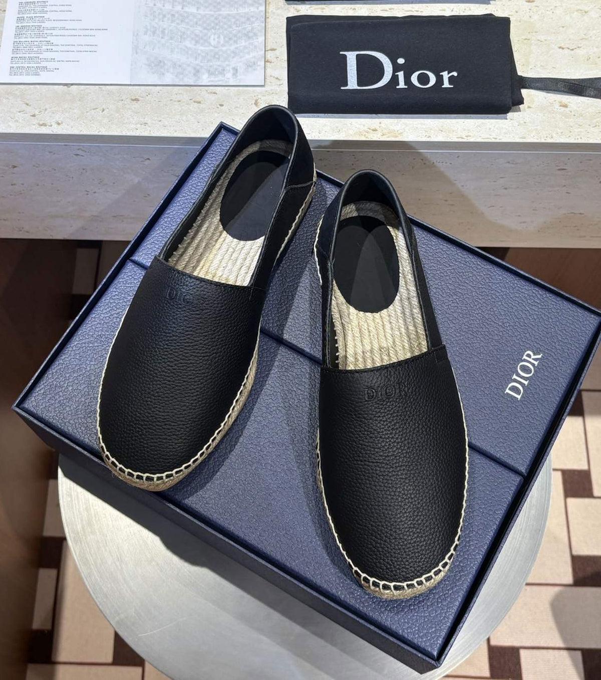 Leather Espadrille