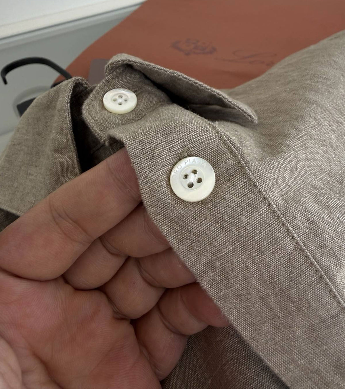 Men linen shirt