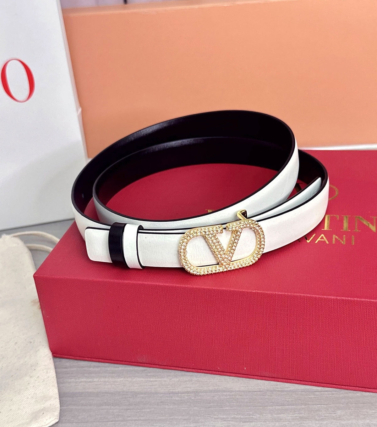 Reversible leather Belt