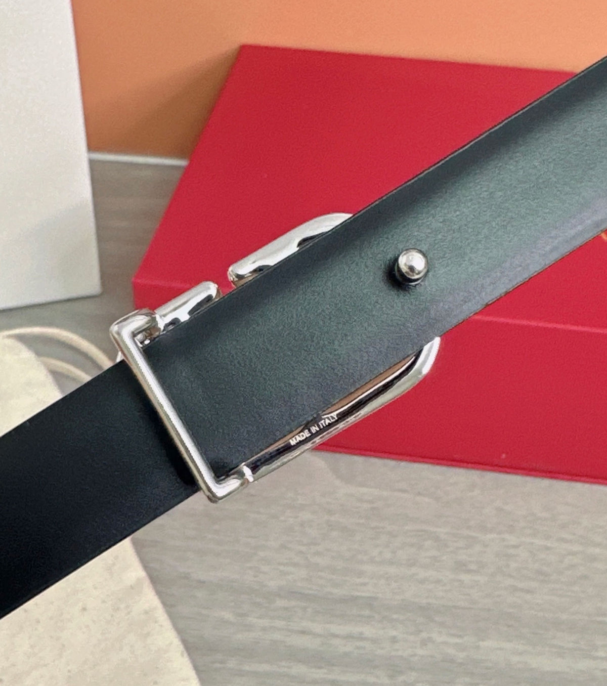 Reversible leather Belt