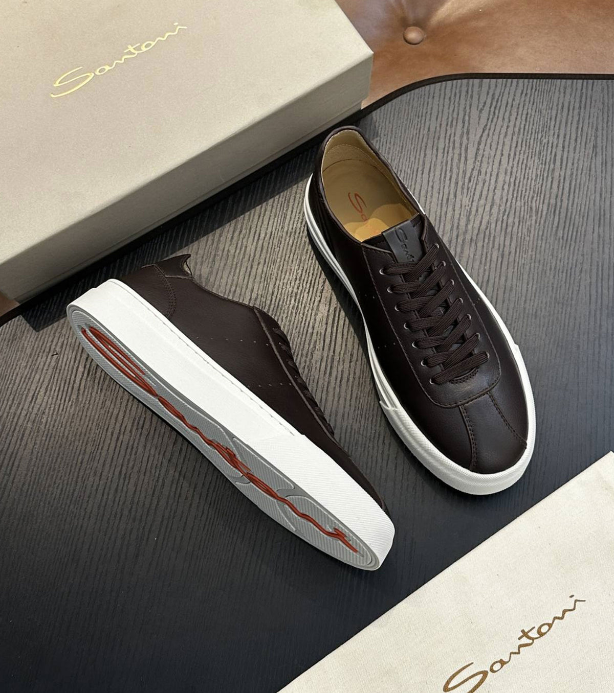 Leather Sneakers