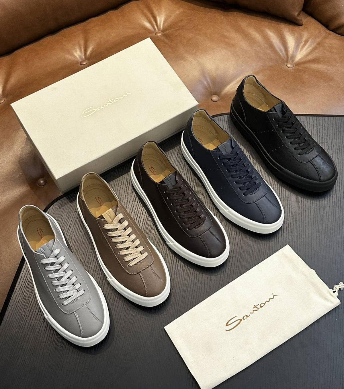 Leather Sneakers