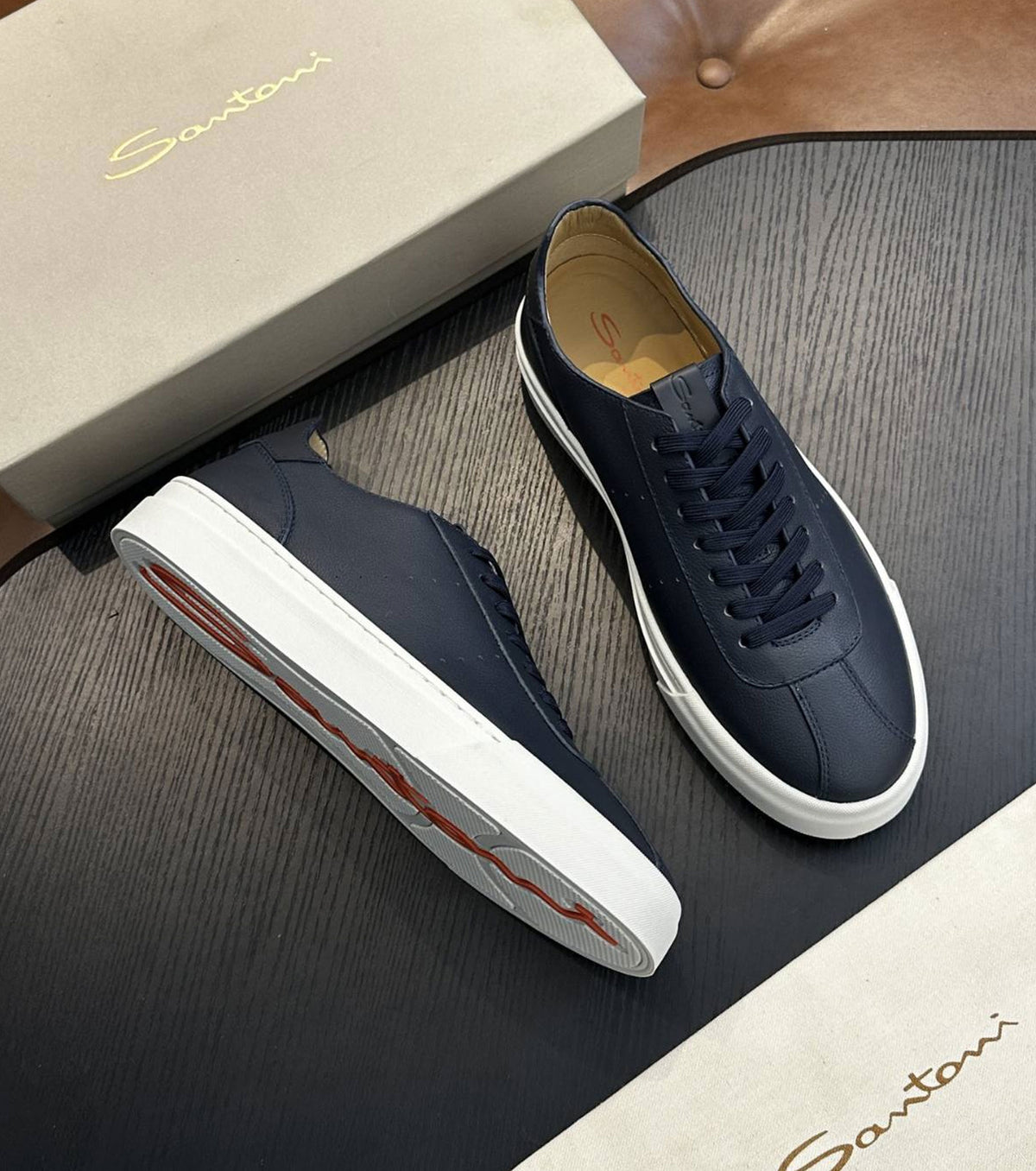 Leather Sneakers