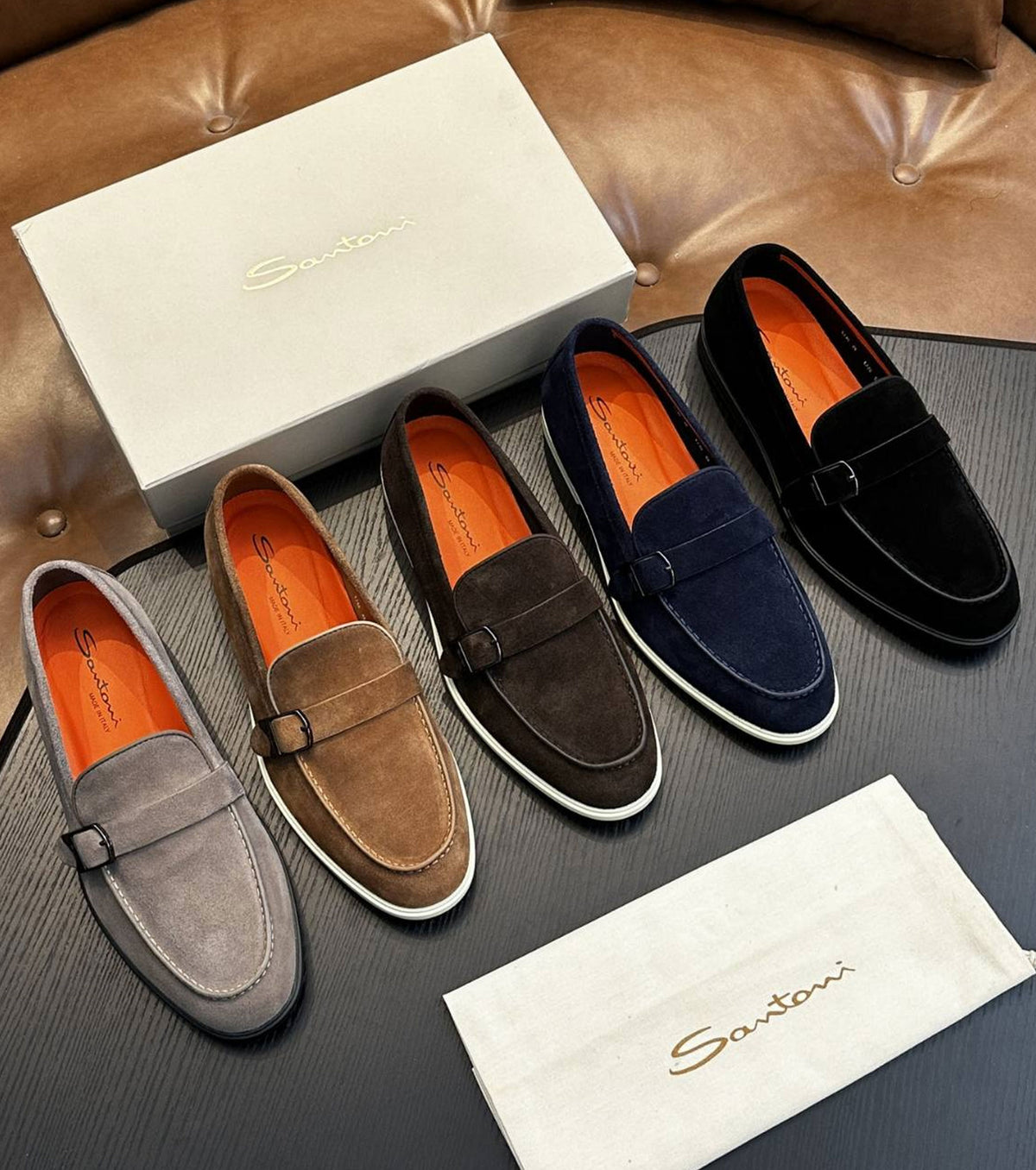 Suede loafer
