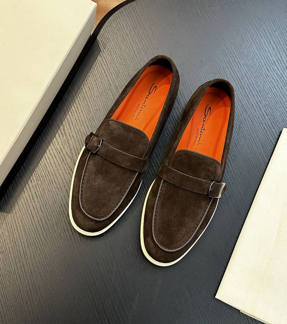 Suede loafer