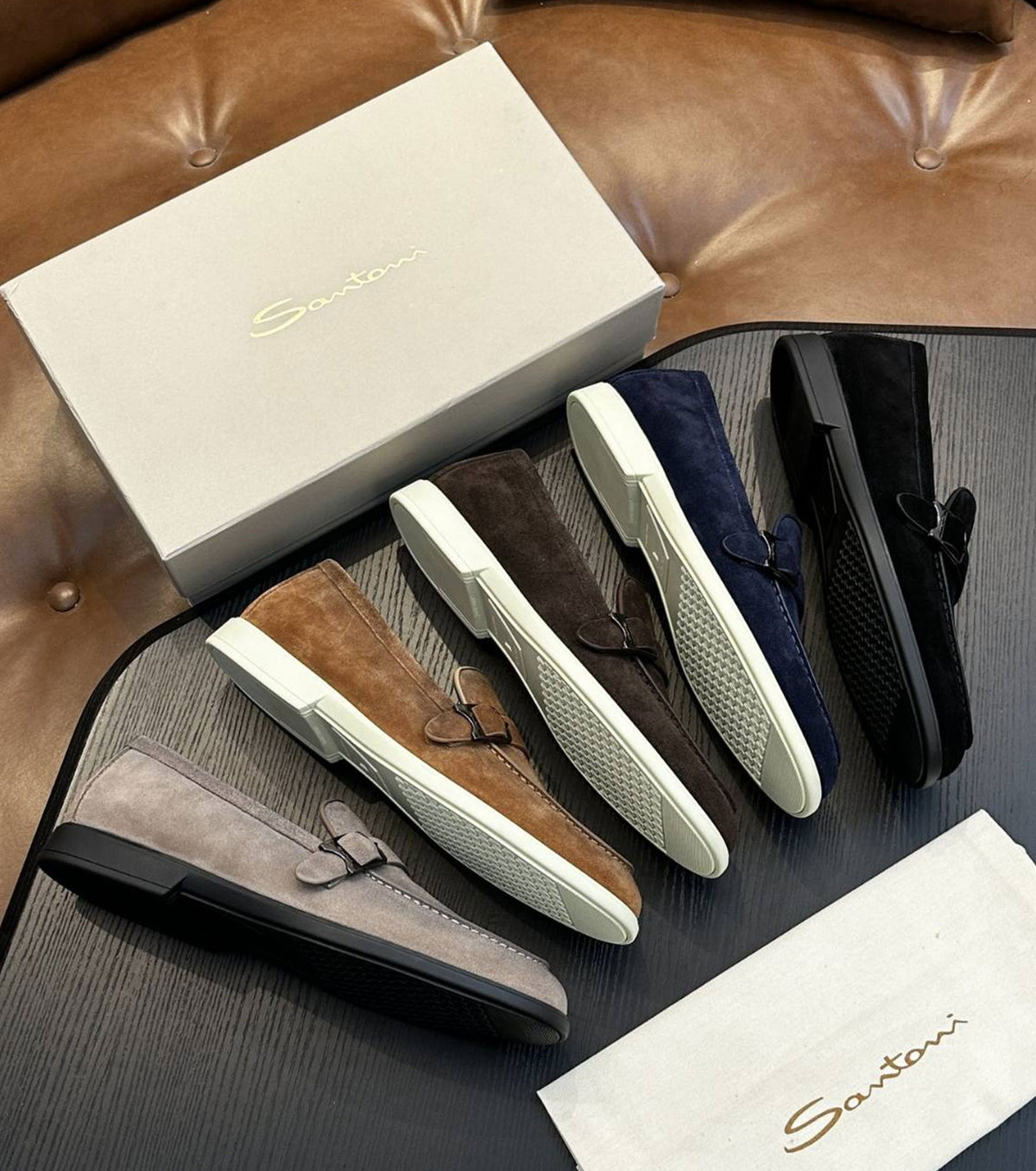 Suede loafer