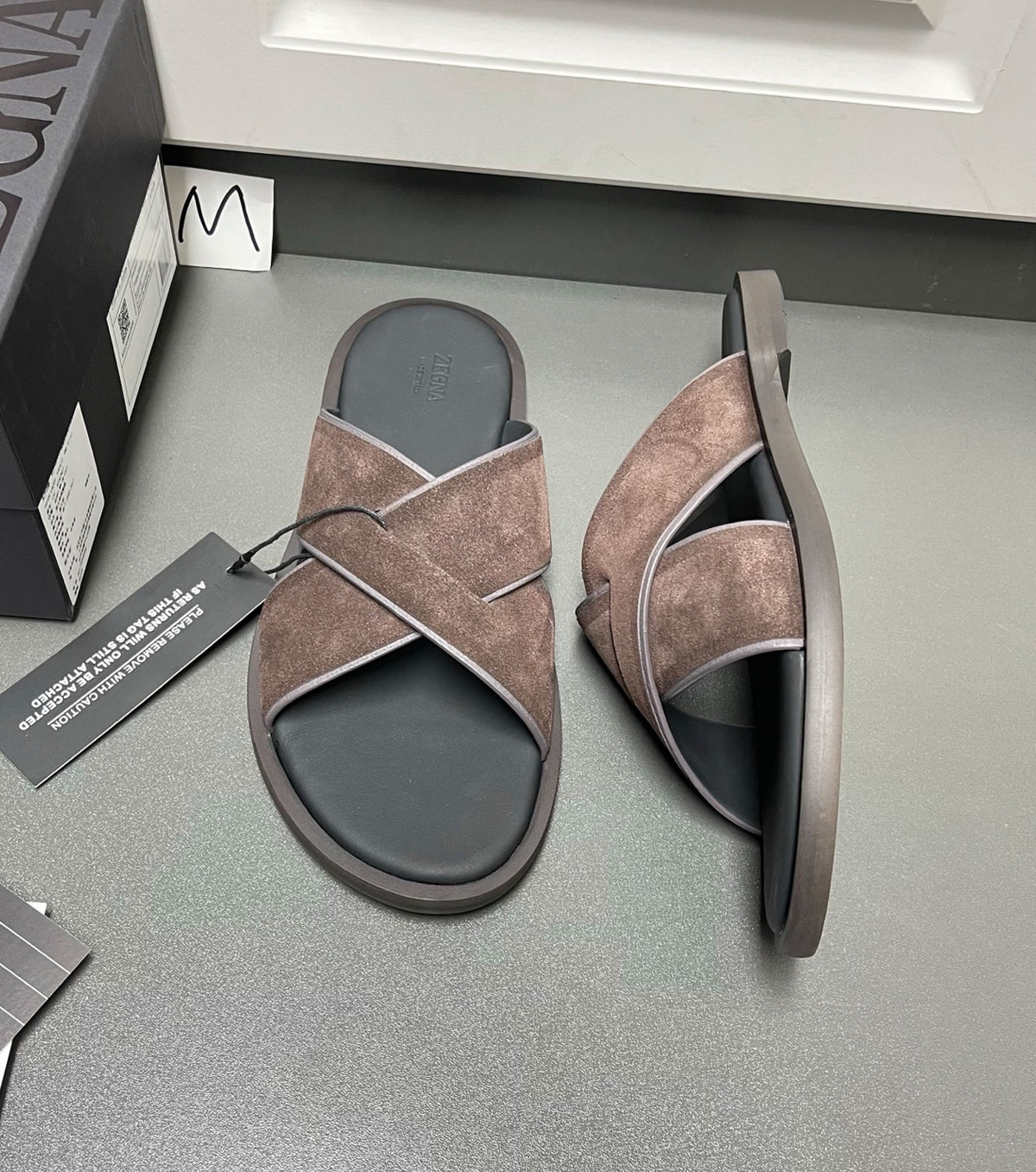 Suede Sandal