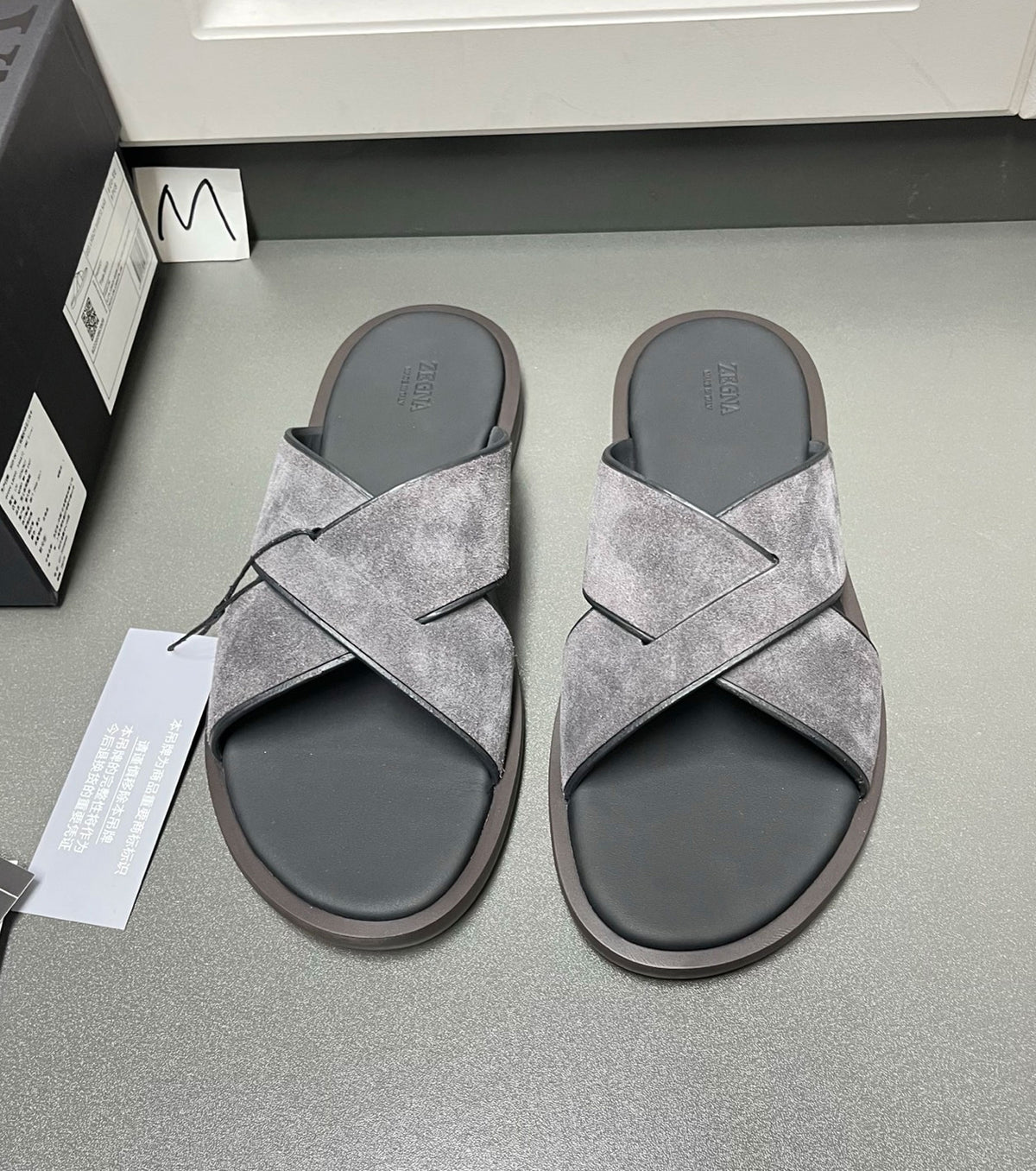 Suede Sandal