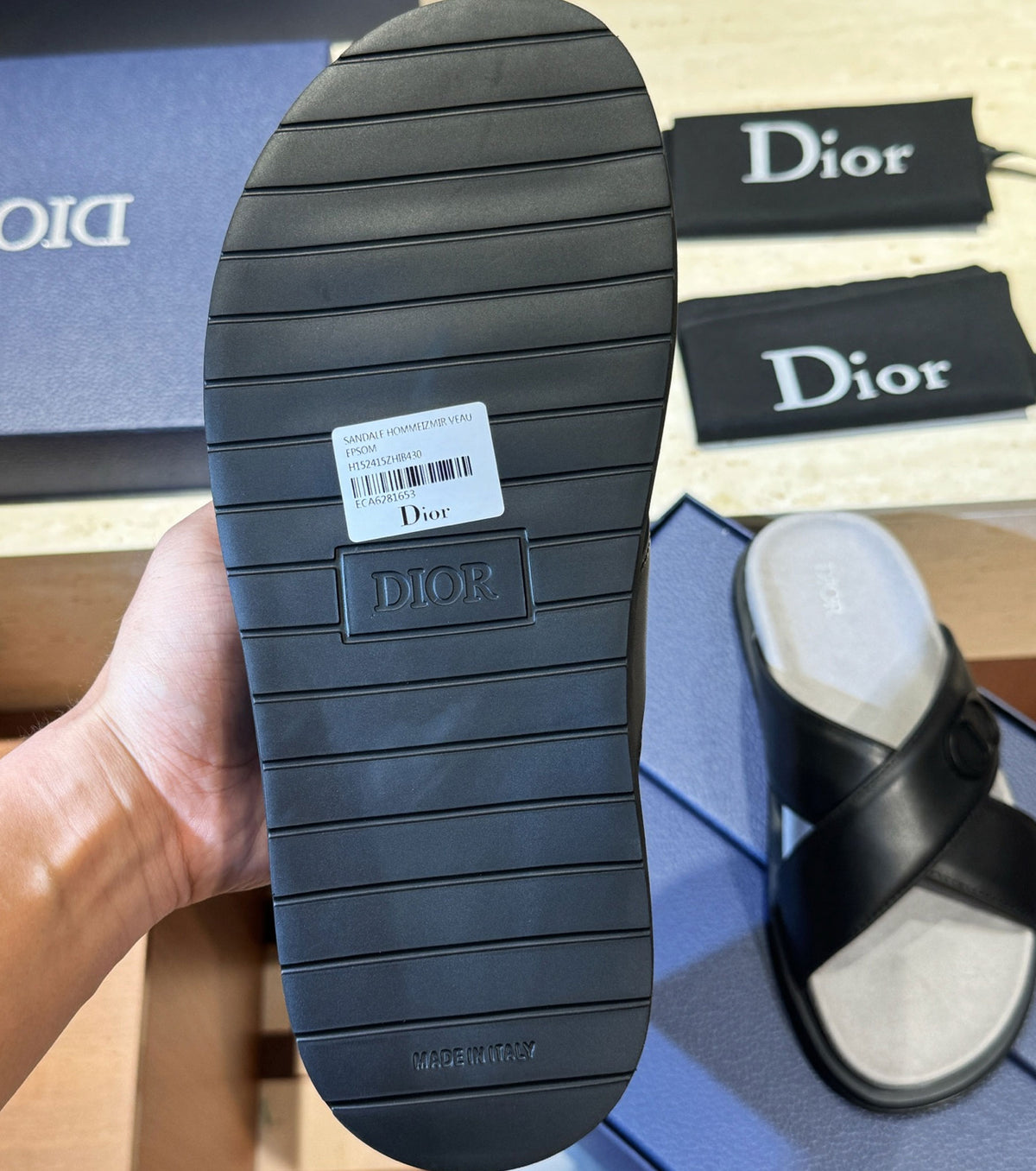 Leather sandal