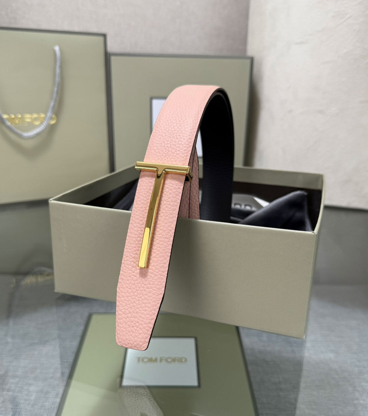Reversible leather Belt
