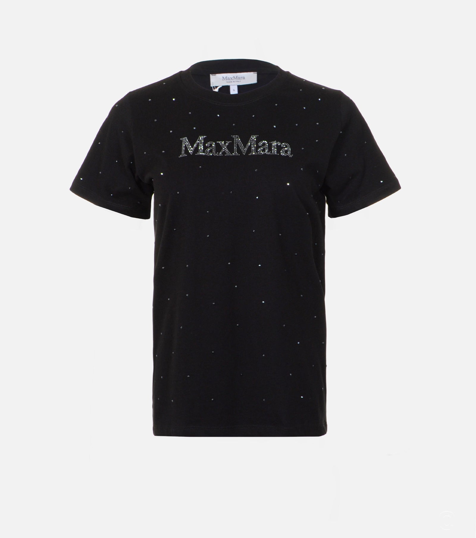 Дамска памучна тениска с кристали