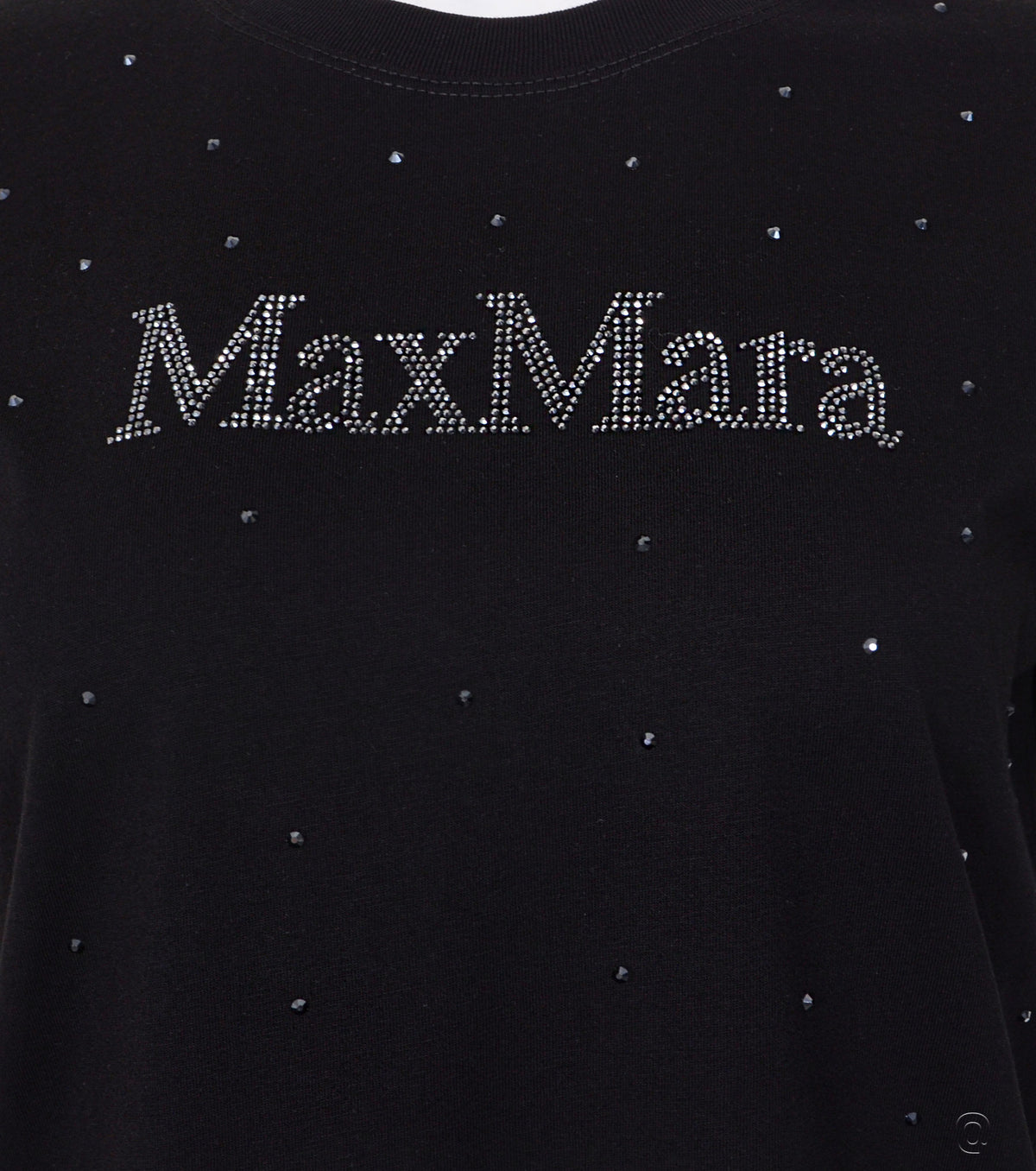 Дамска памучна тениска с кристали