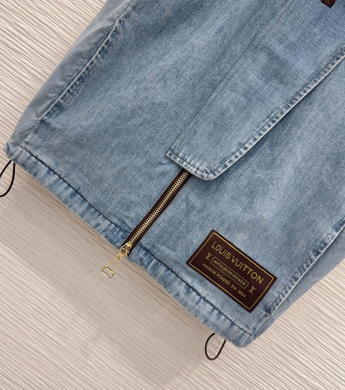 Washed Denim Utility Gilet