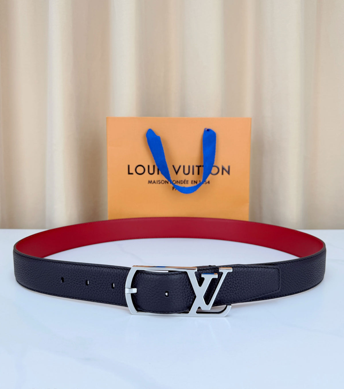 Leather belt