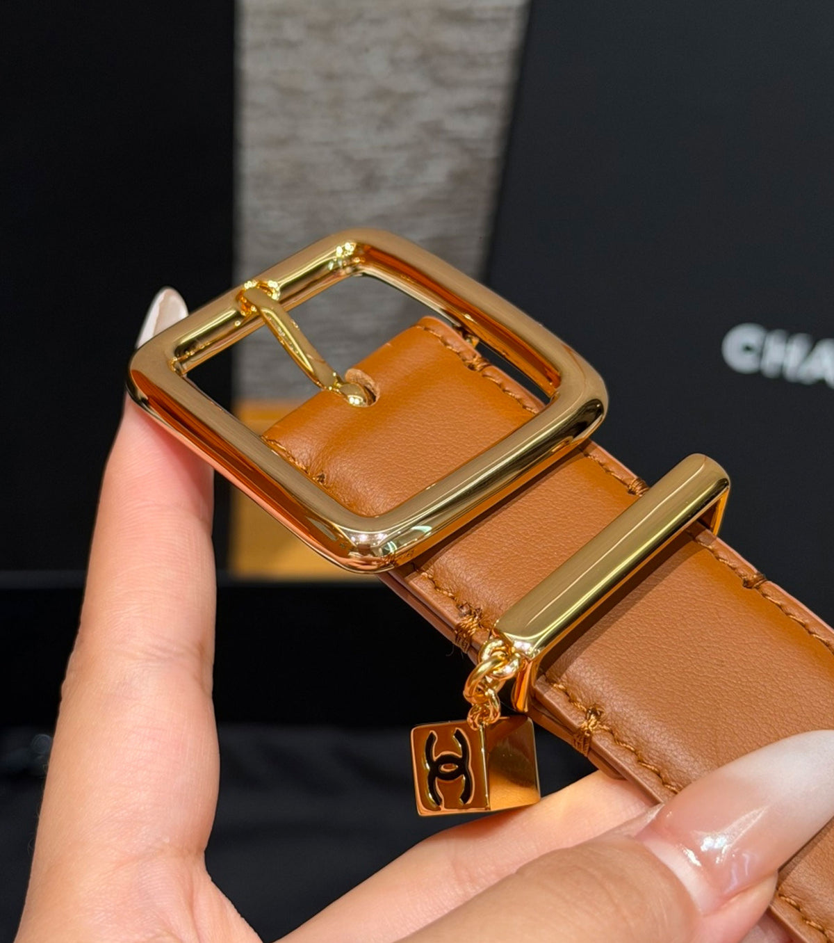 CC Charm leather Belt