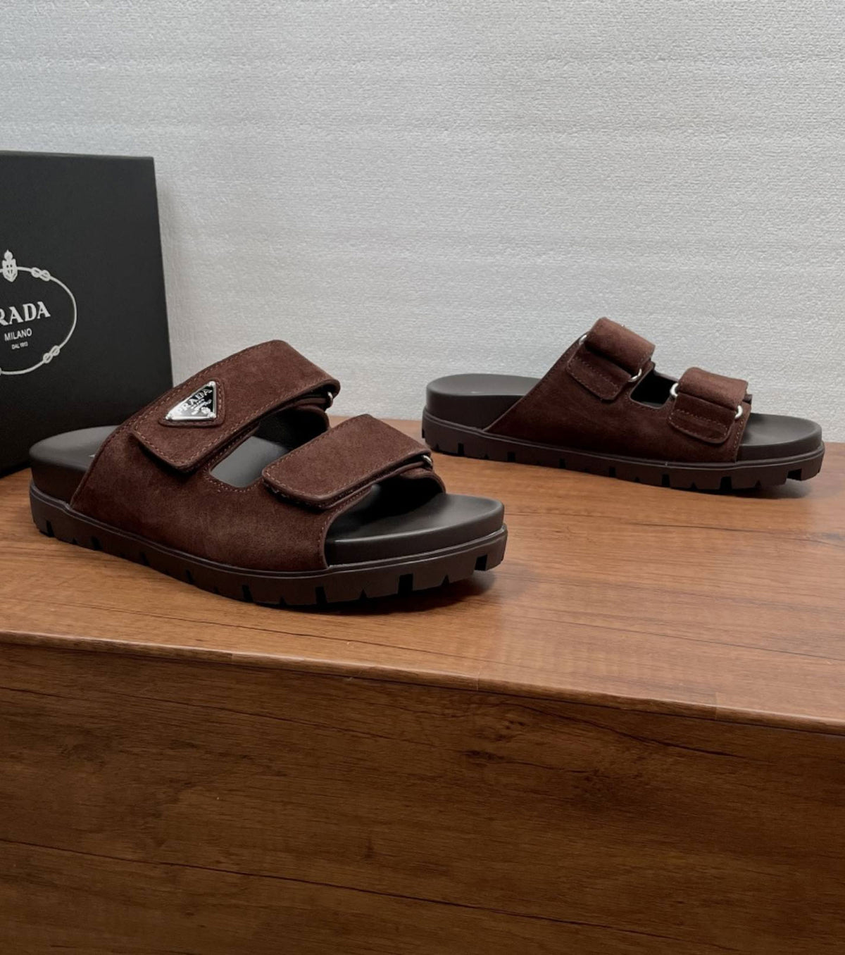 Suede sandals