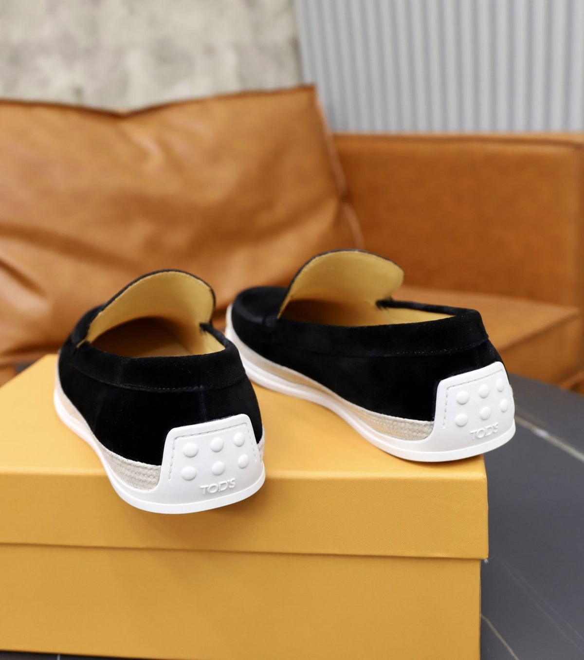 Suede loafers