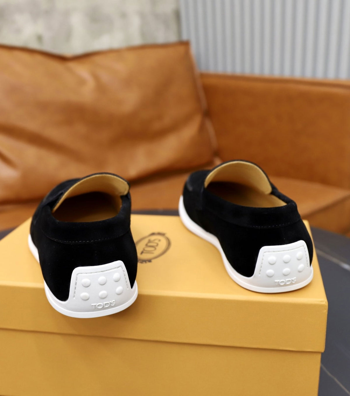 Suede loafers