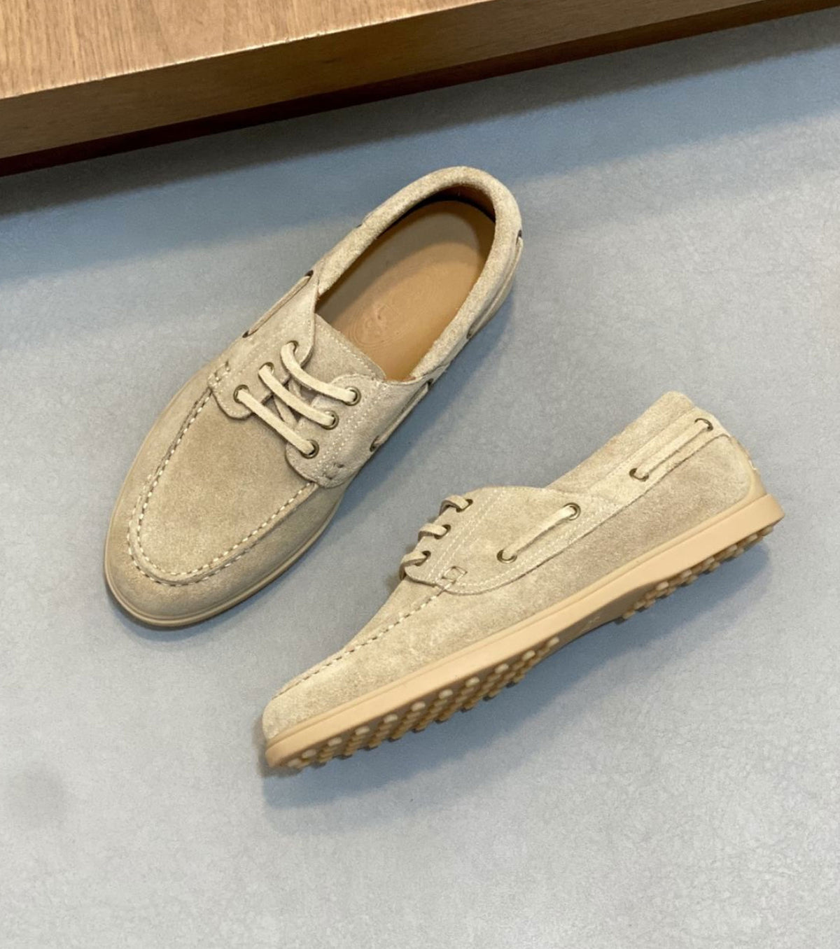 Leather loafers