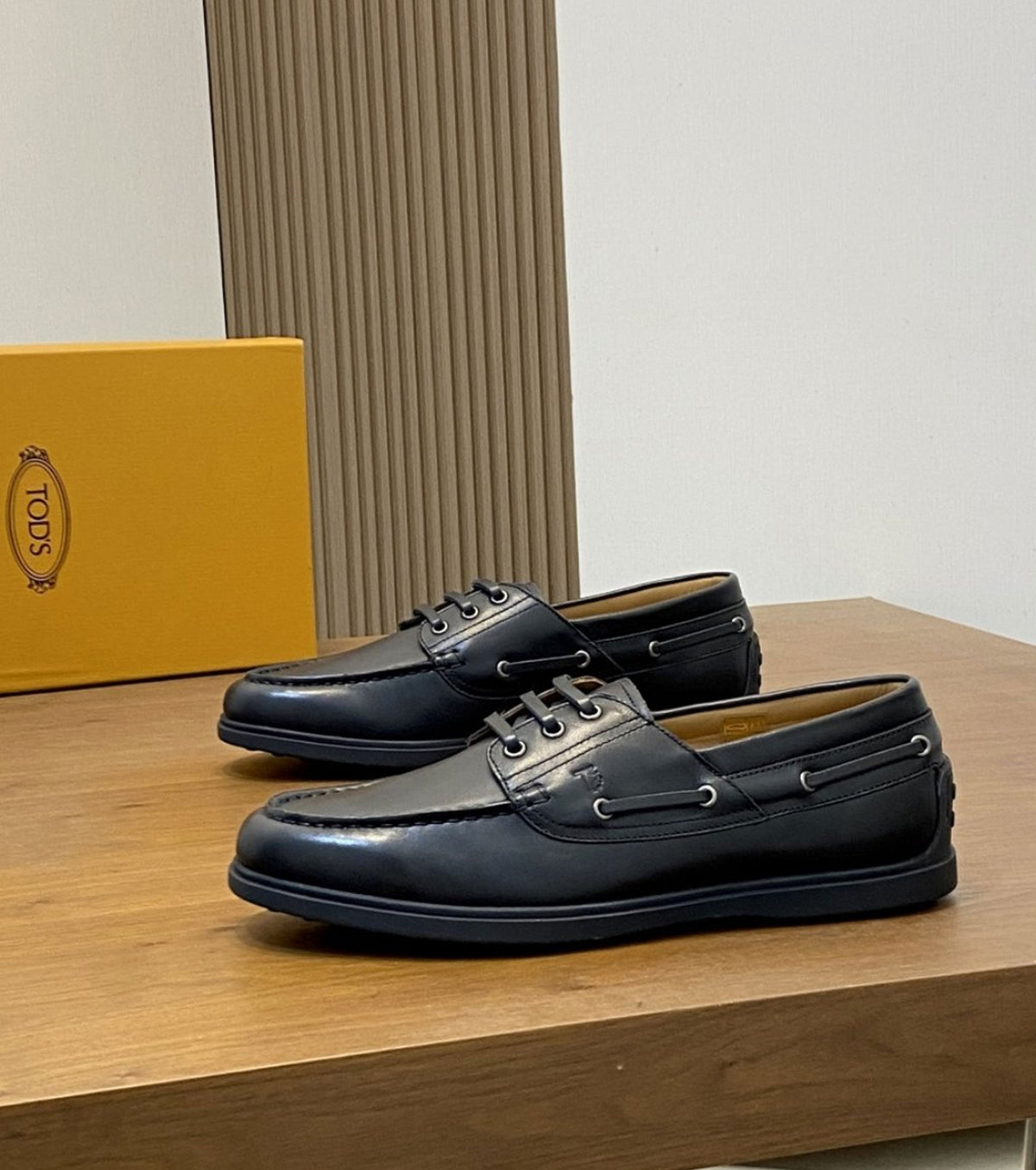 Leather loafers