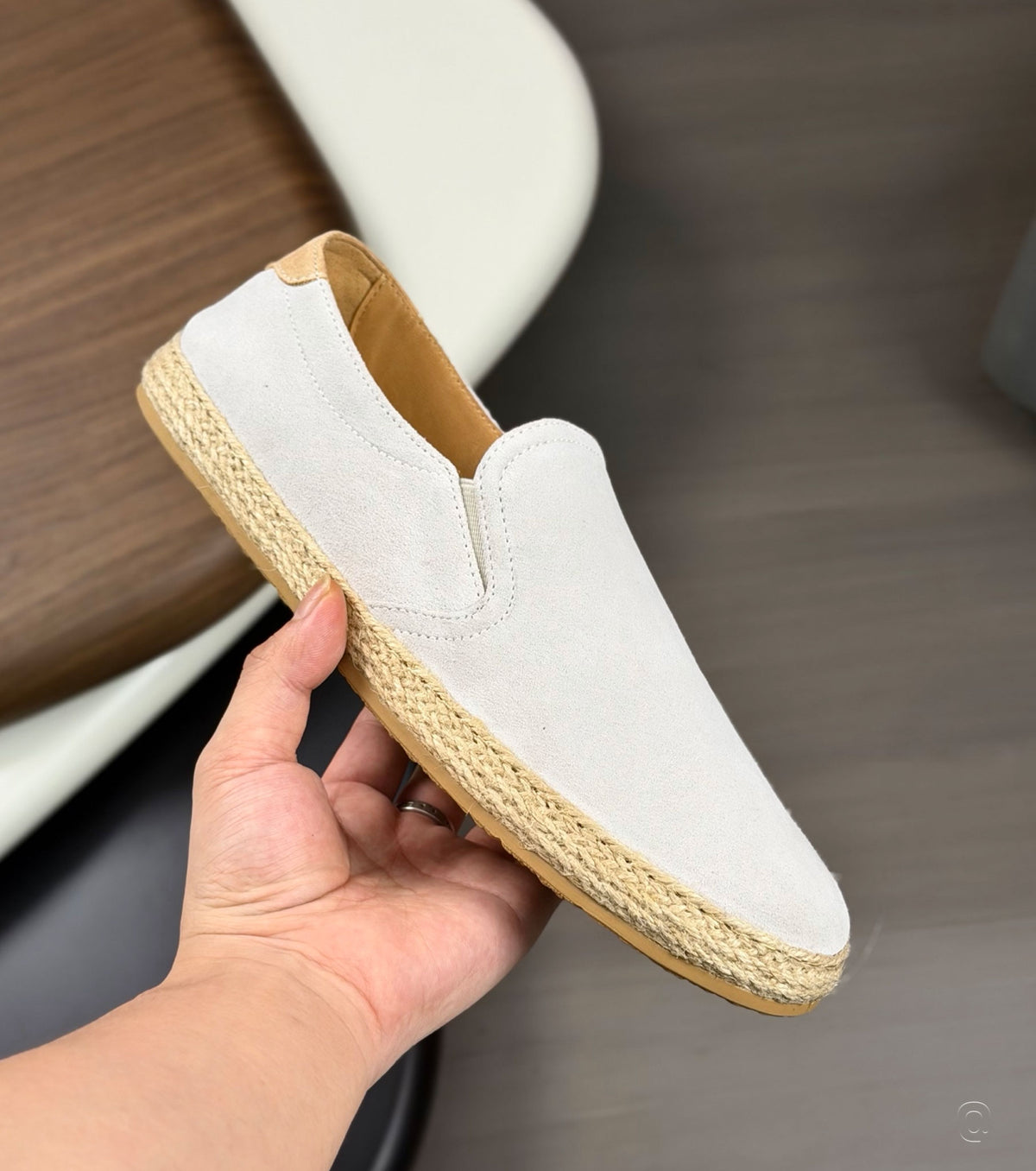 Suede espadrilles