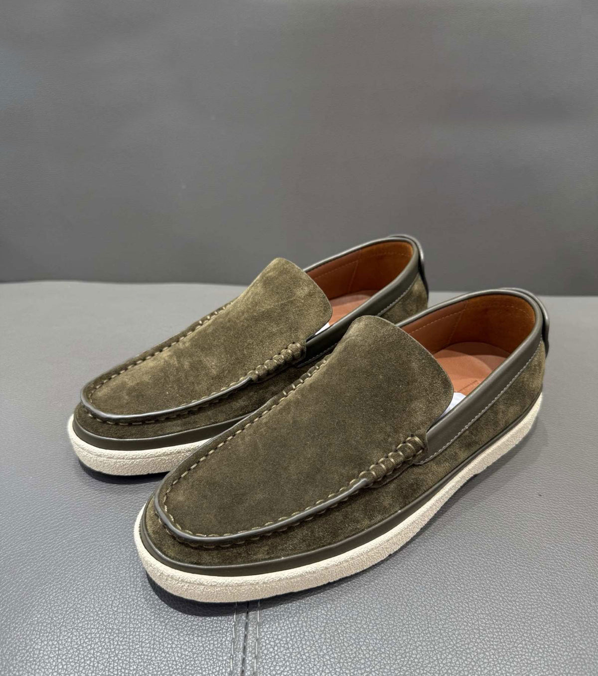 Suede Loafers