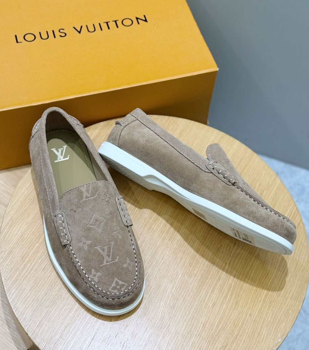 Suede Loafers