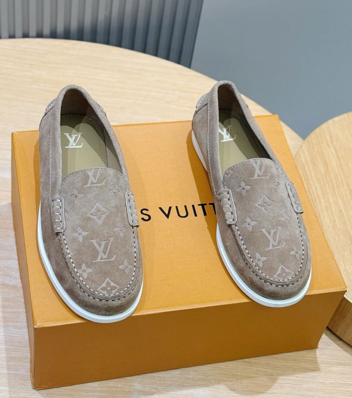 Suede Loafers