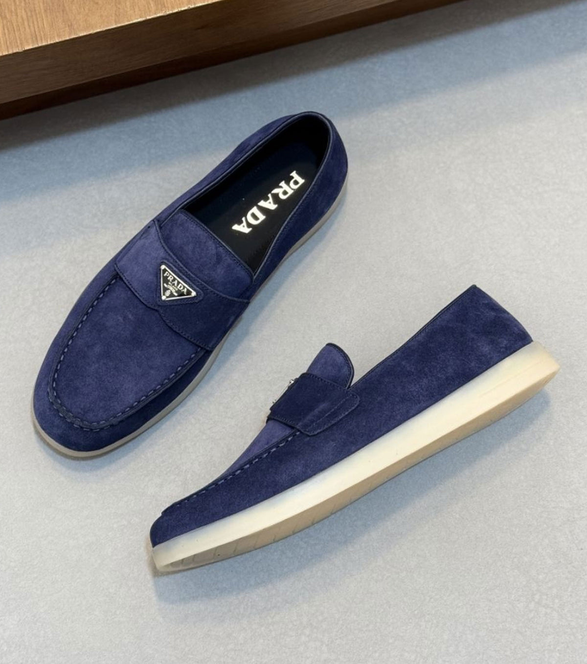 Suede loafers