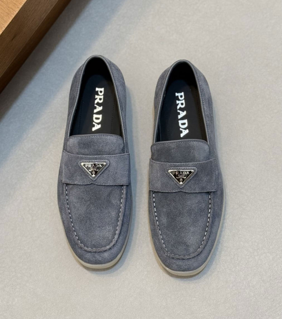 Suede loafers