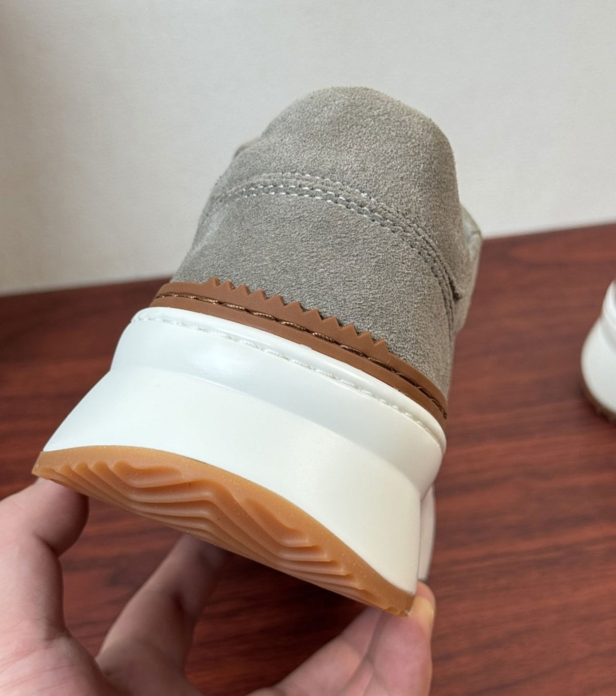 Suede sneakers
