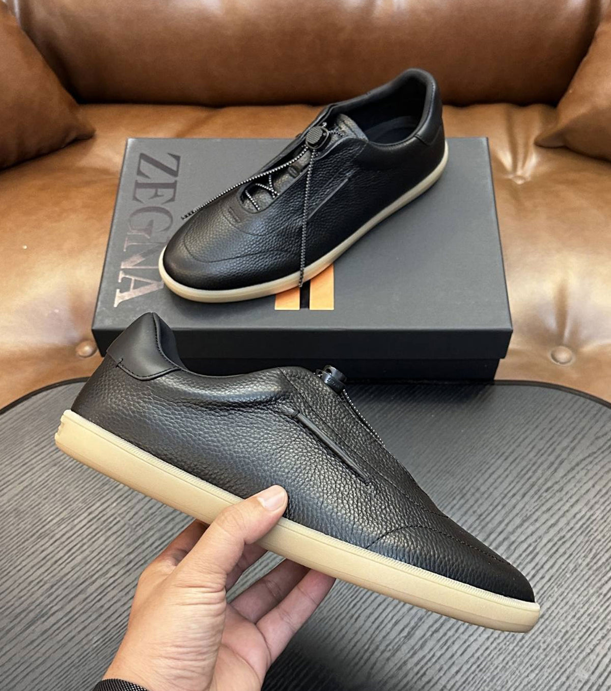 Leather Sneakers
