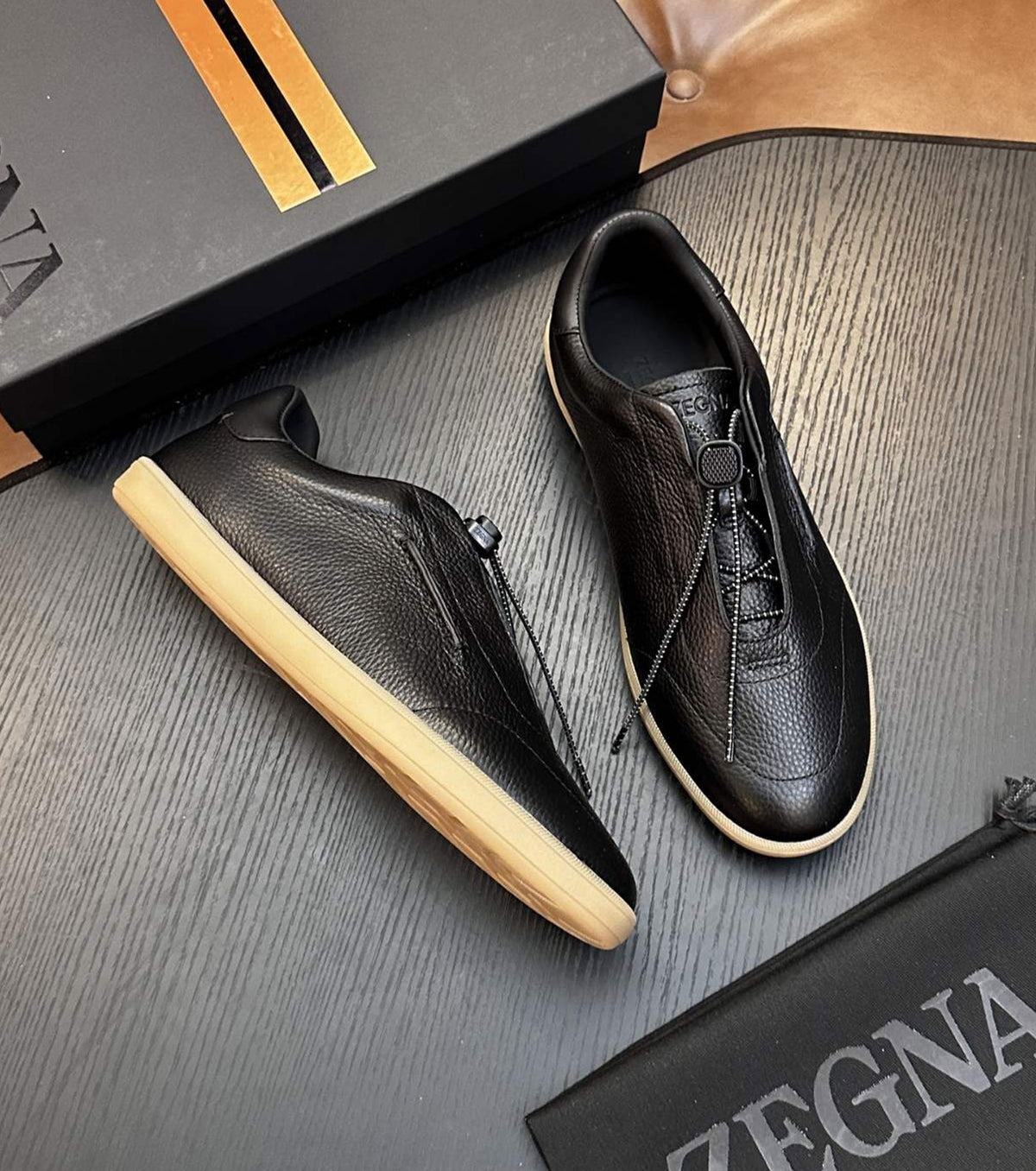 Leather Sneakers