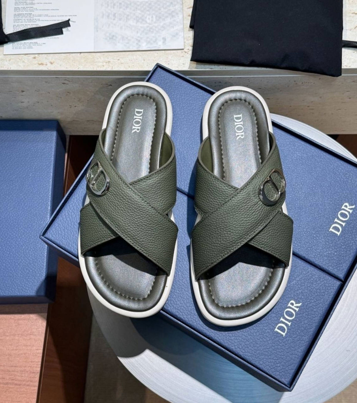 Leather sandal