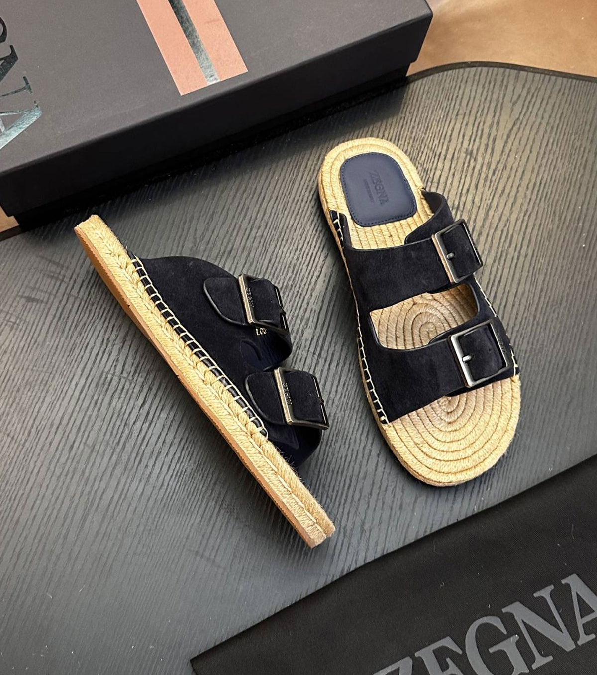 Suede Sandals