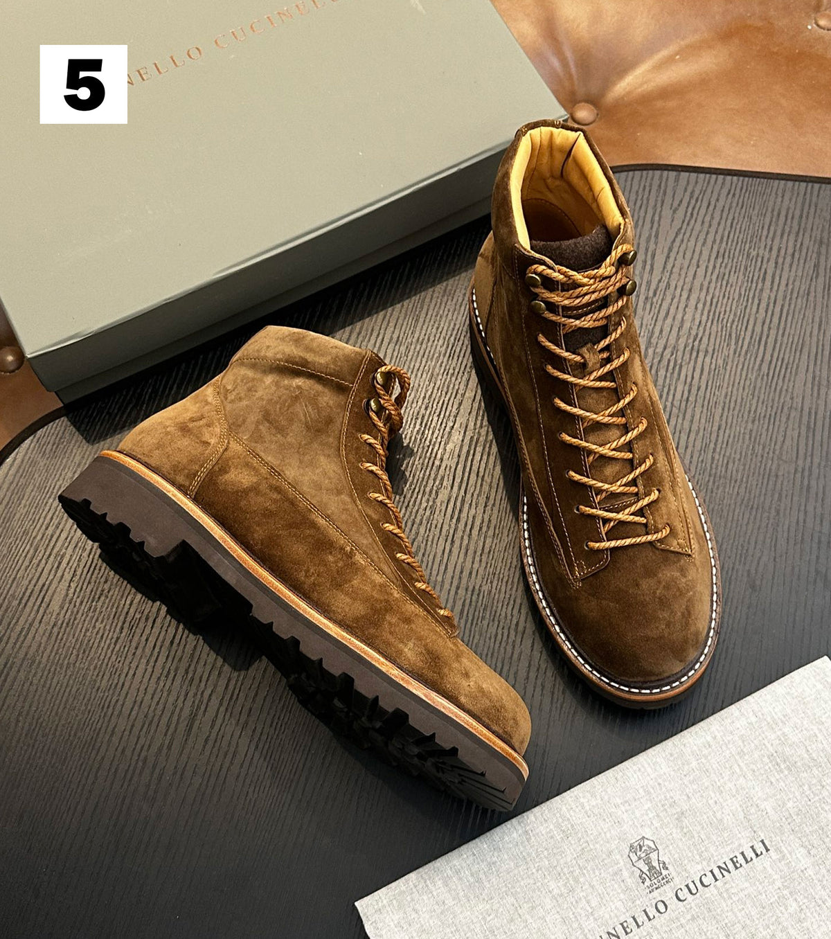 Suede urban outdoor boots