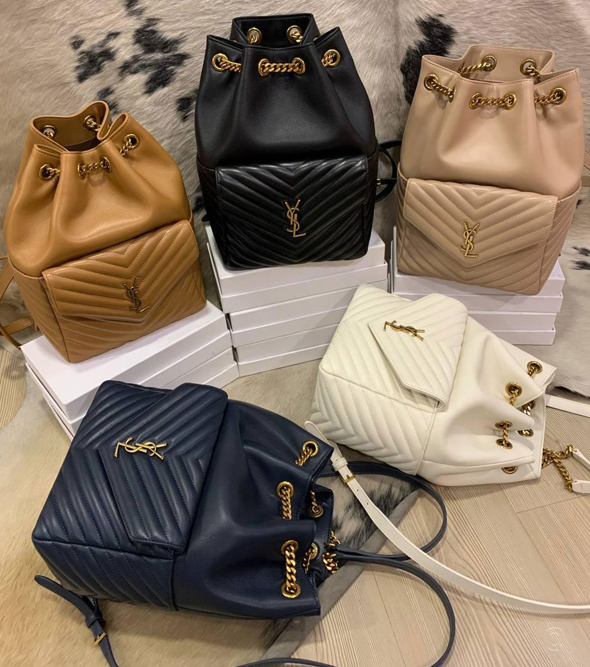 Joe leather backpack