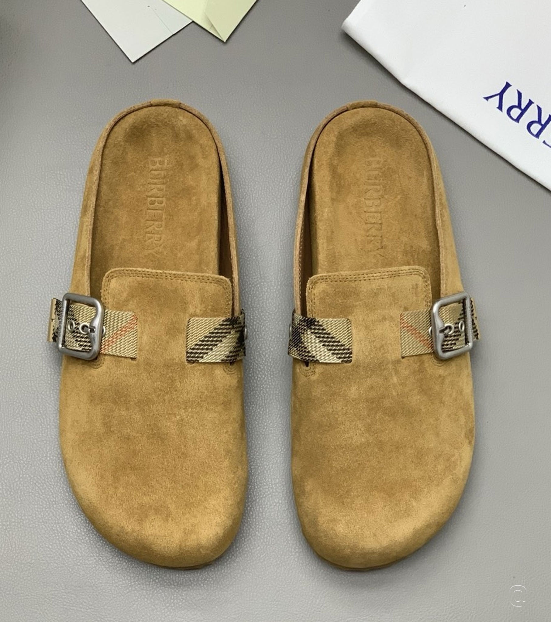 Suede Urchin Clogs