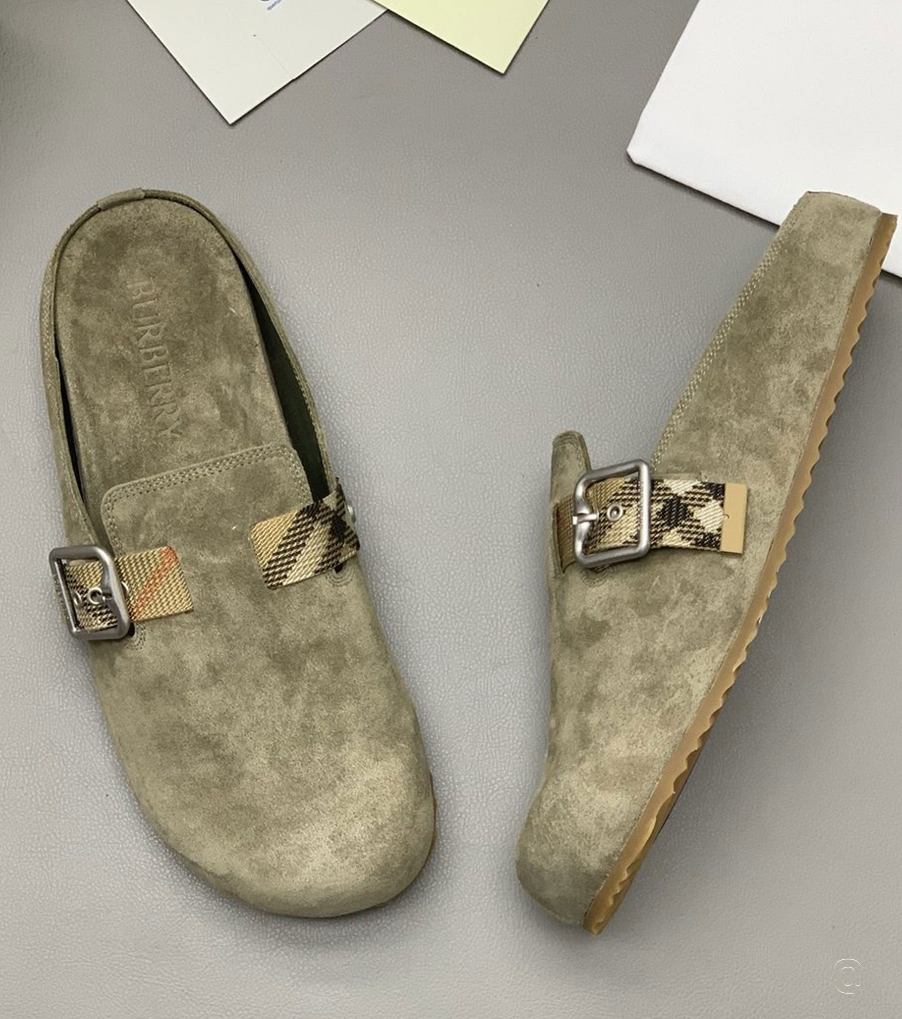 Suede Urchin Clogs