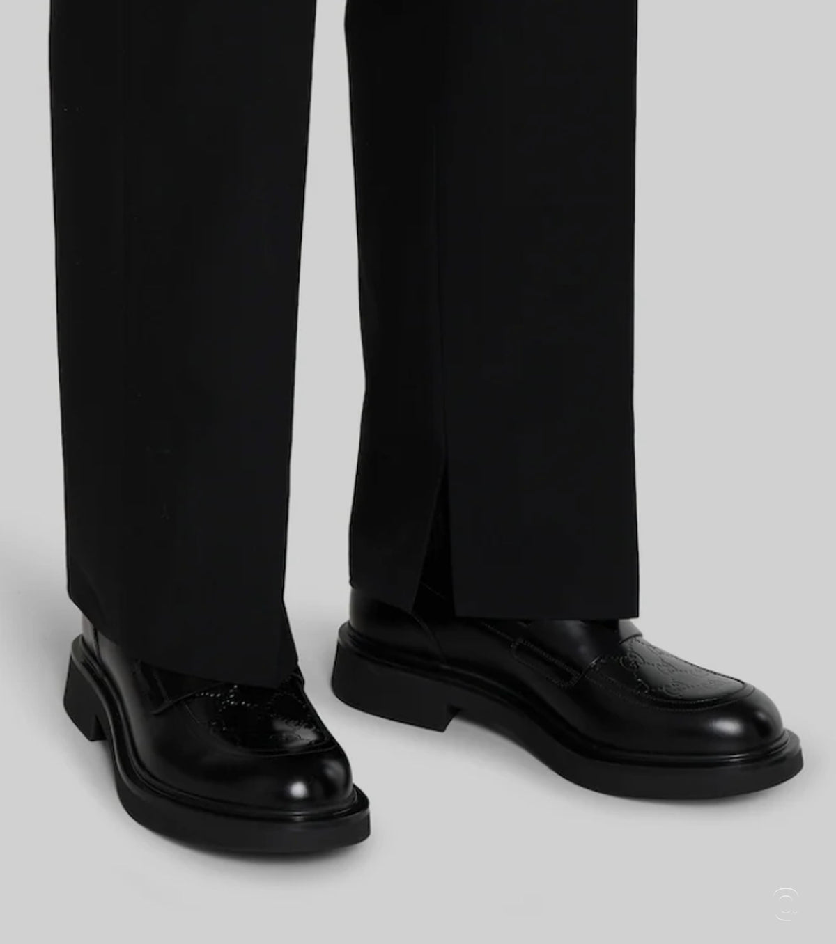 Мъжки мокасини с детайл GG