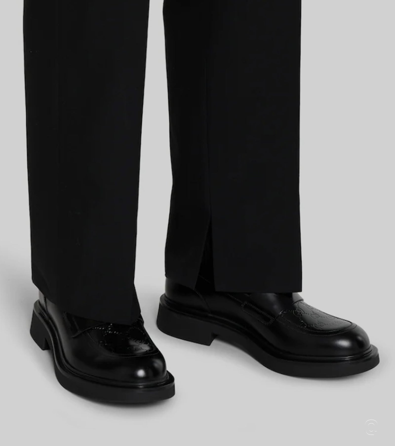 Мъжки мокасини с детайл GG