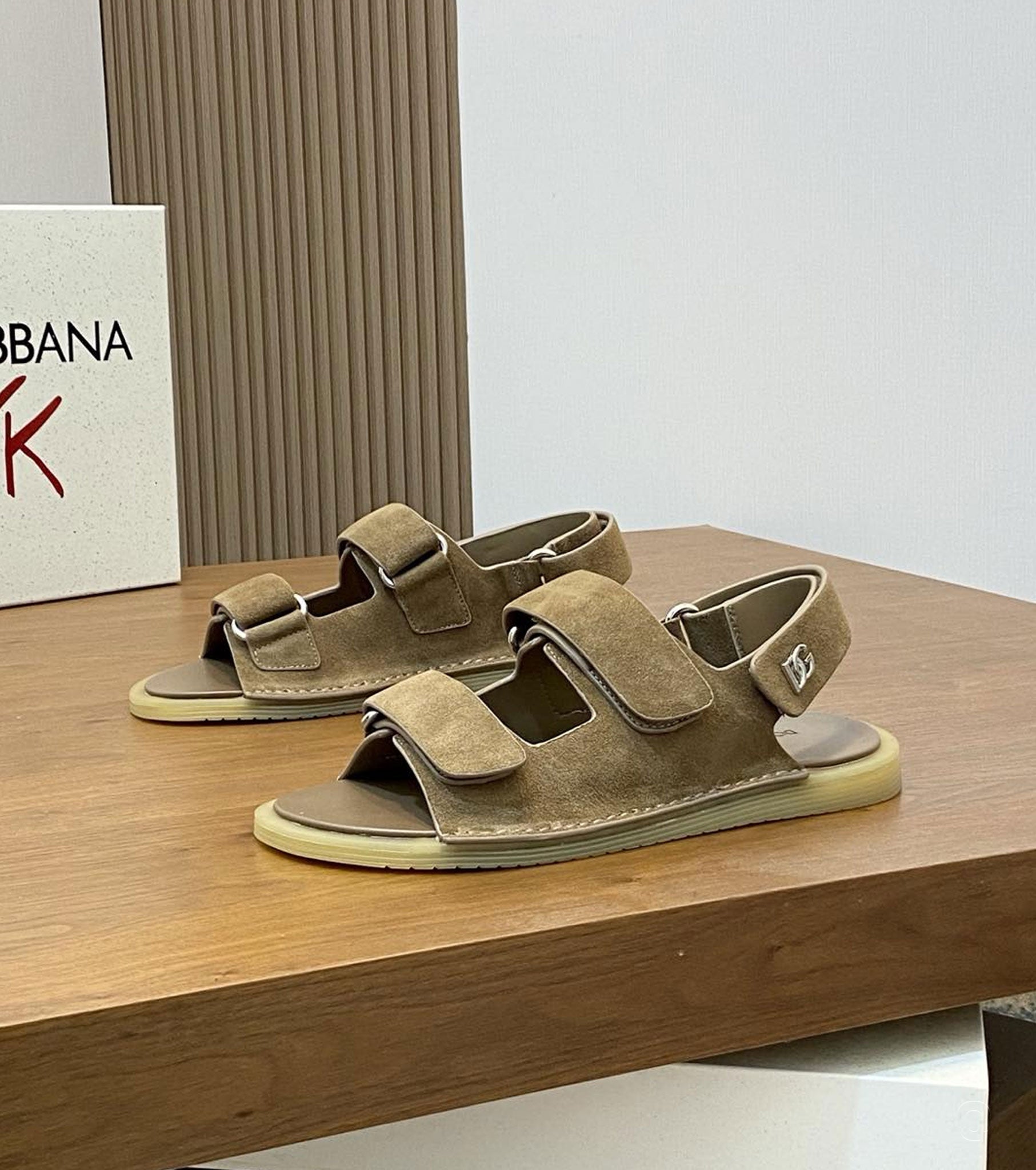 Suede sandals
