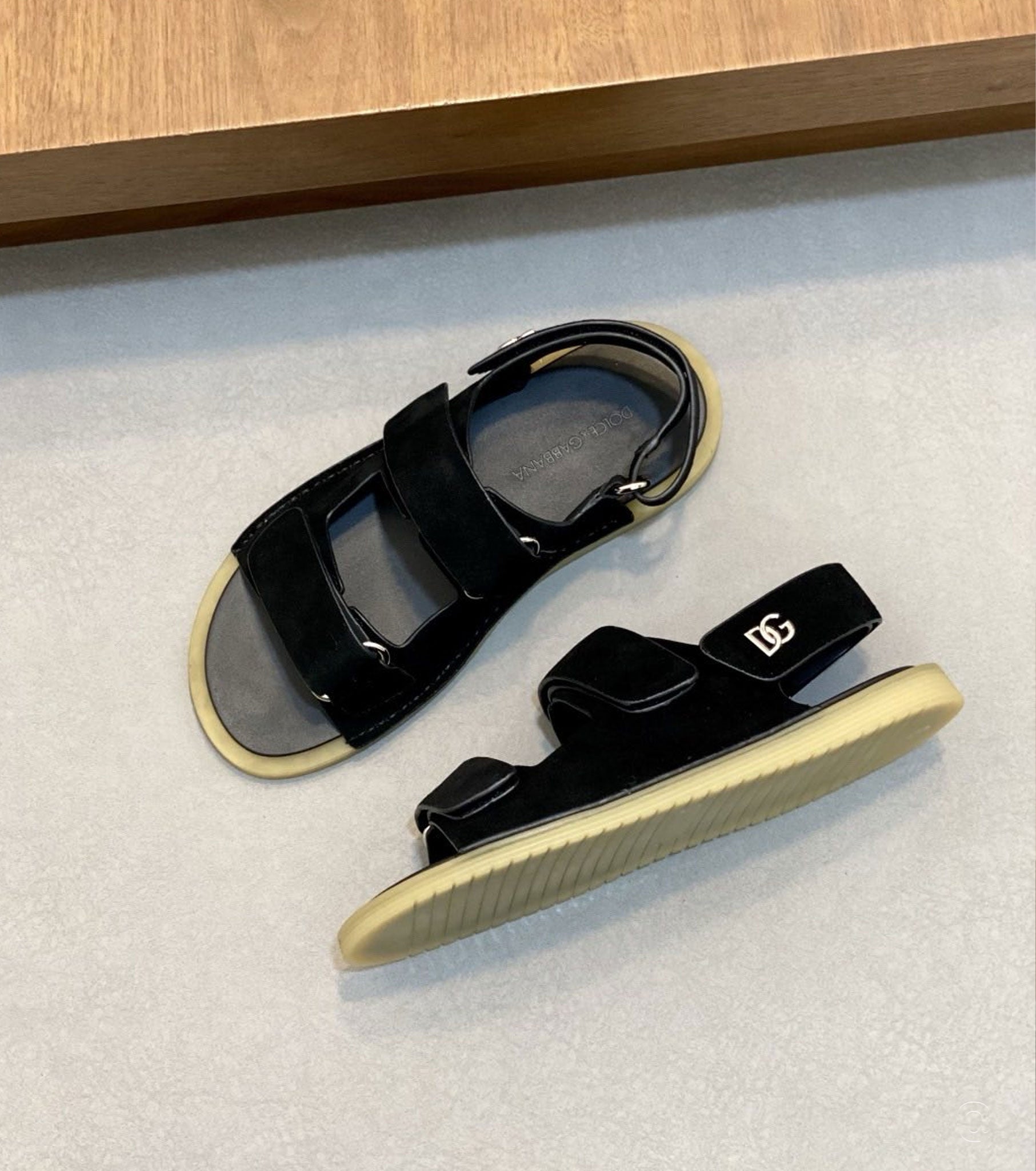 Suede sandals
