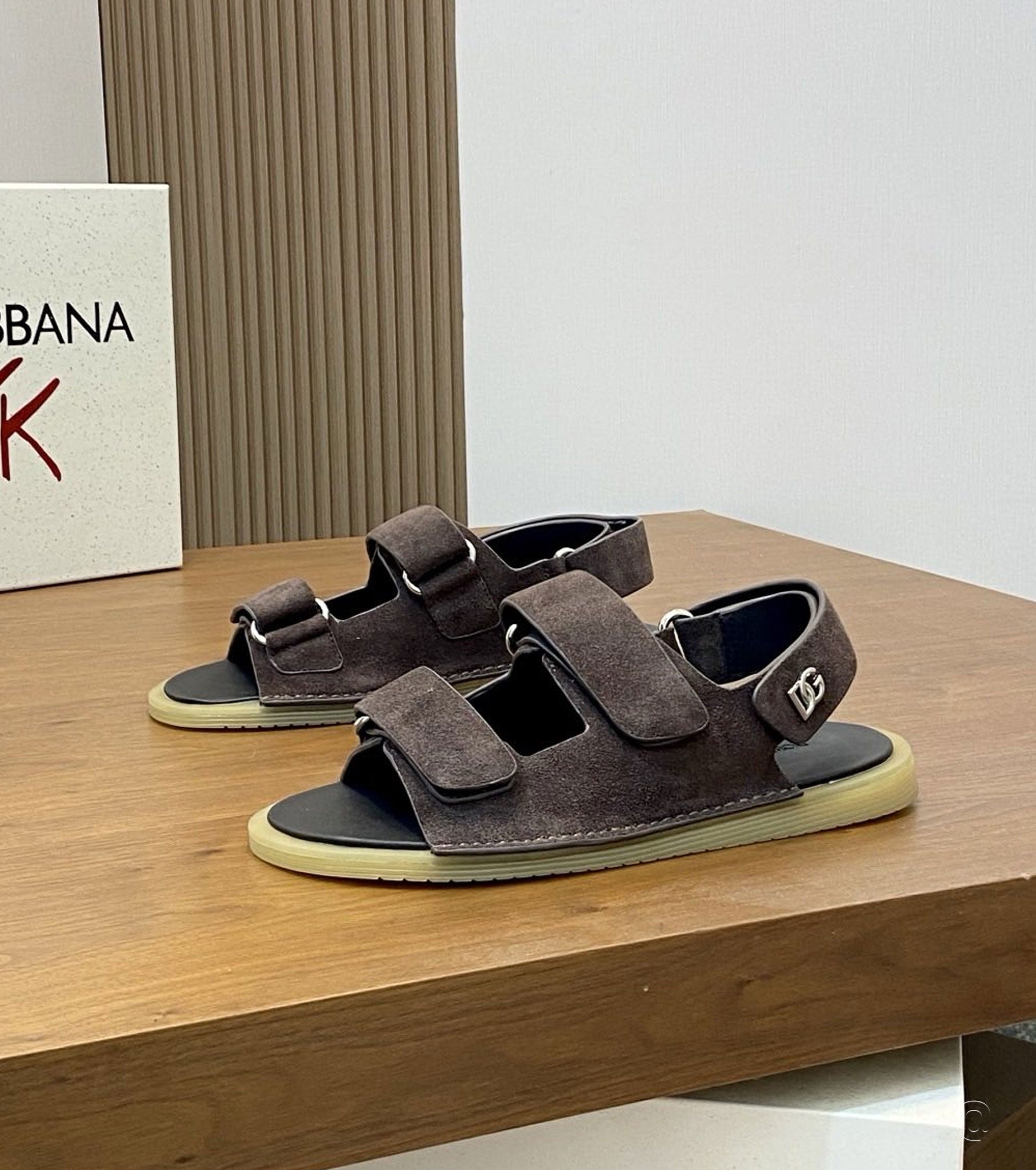 Suede sandals